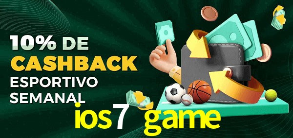 10% de bônus de cashback na ios7 game